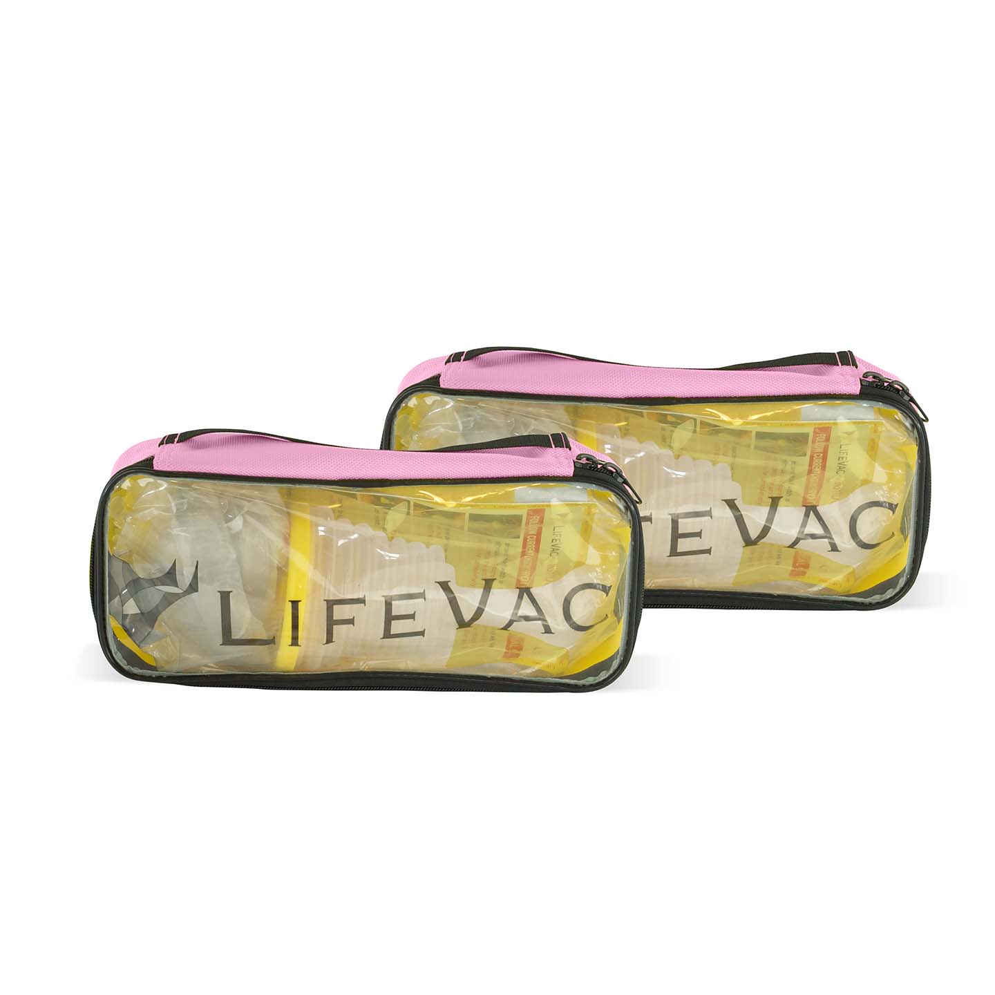 LifeVac 2 Pink Travel Kit Bundle